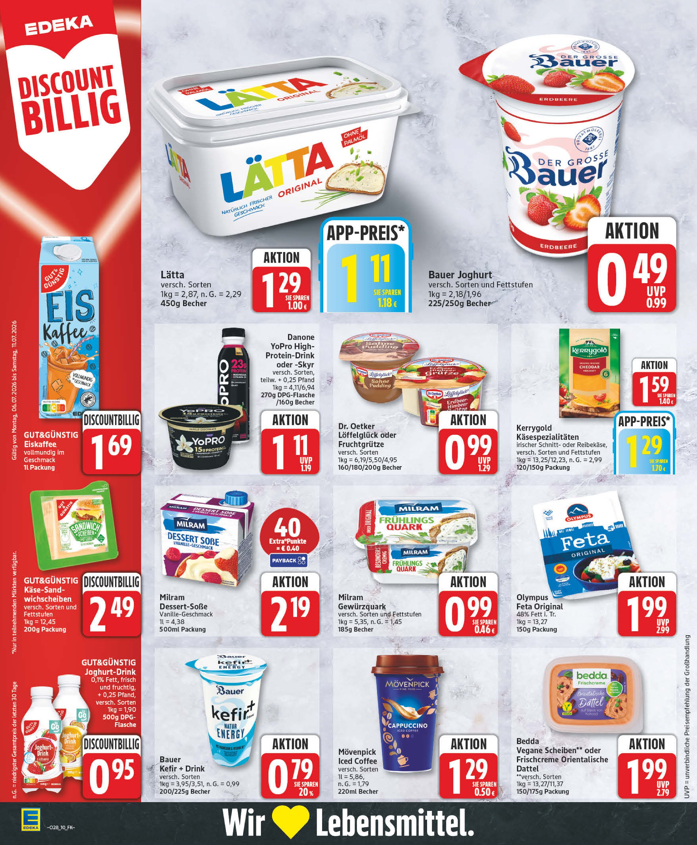 Eiskaffee Angebot im aktuellen EDEKA Prospekt auf Seite 10